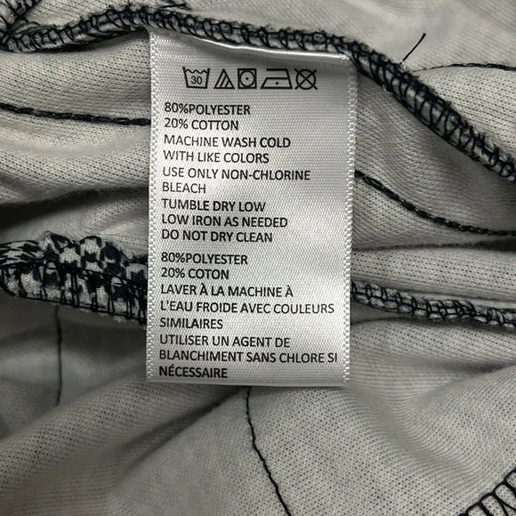 Urban Outfitters Plaid Houndstooth Black White Jogger Pants Mens Medium NWOT - Picture 8 of 16